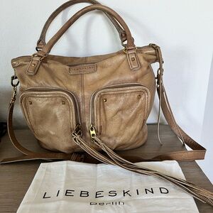 Liebeskind Brown Leather Shoulder Bag